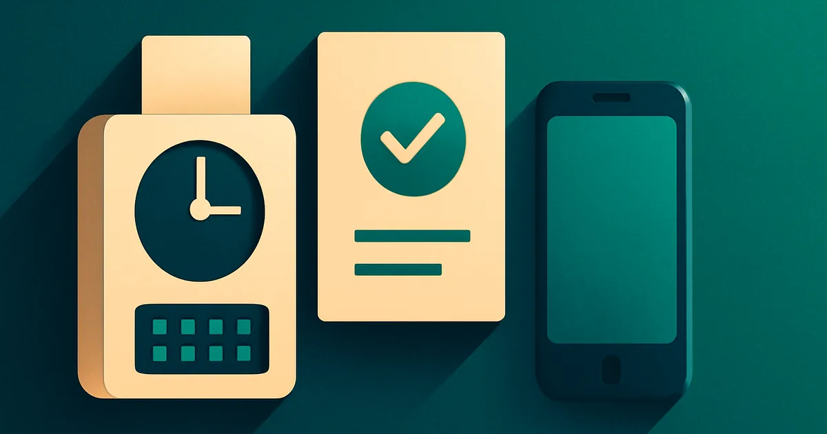 Controle de ponto para equipe externa