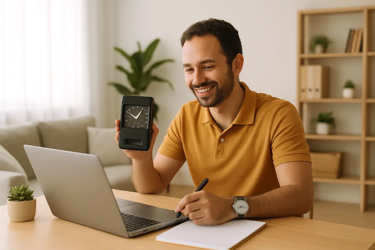Melhor controle de horas trabalhadas para home office